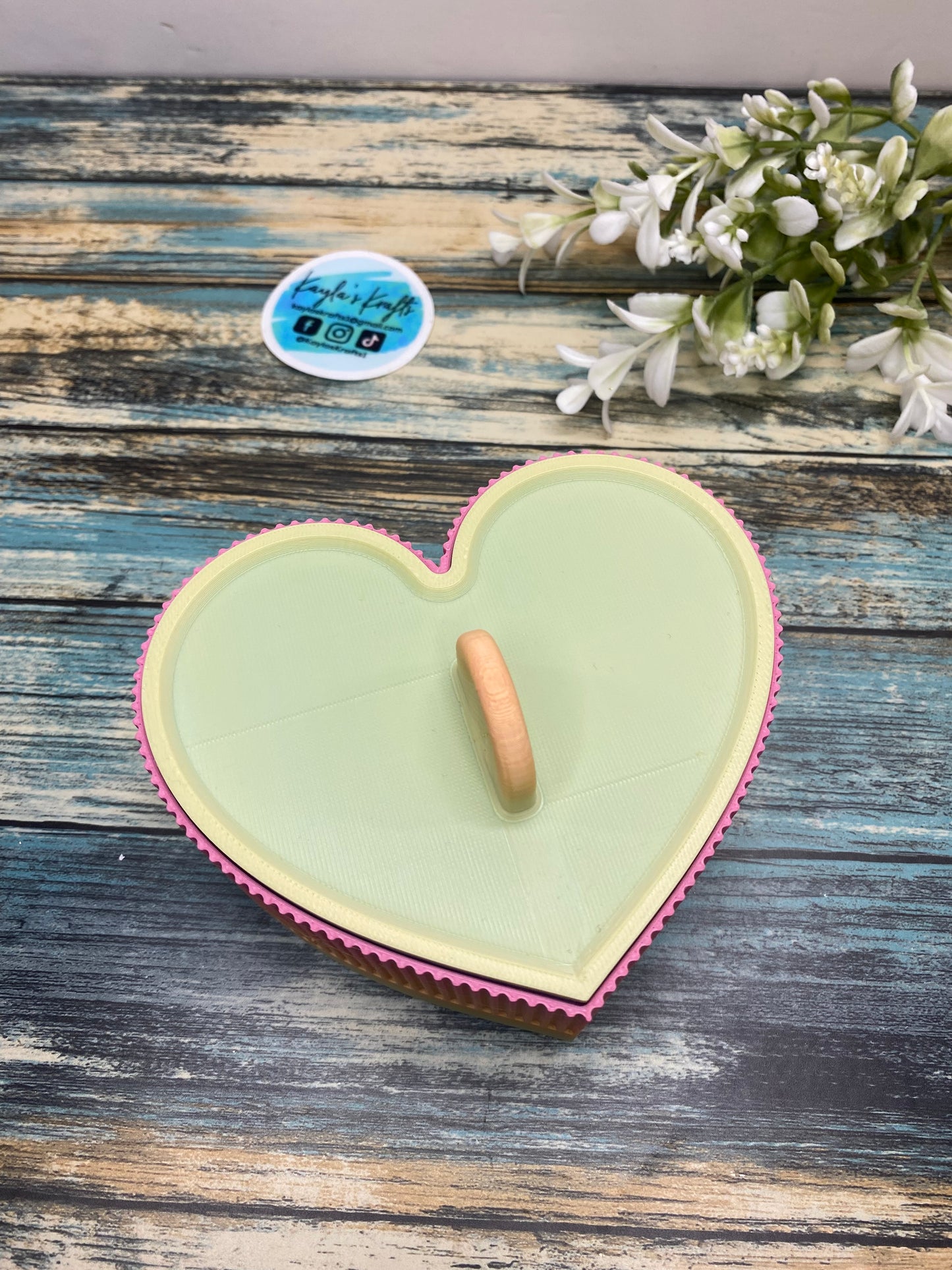 Heart Starch Container