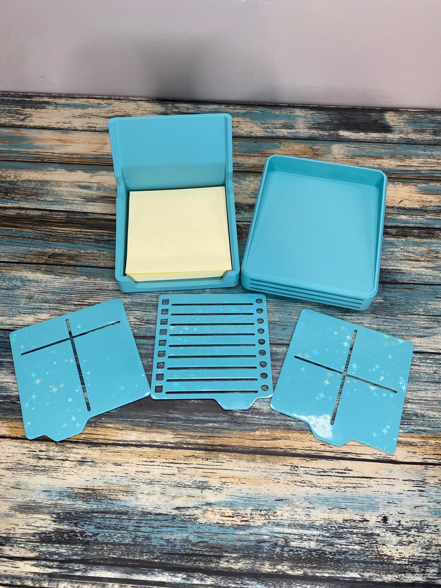 Sticky Note Stencil Stand