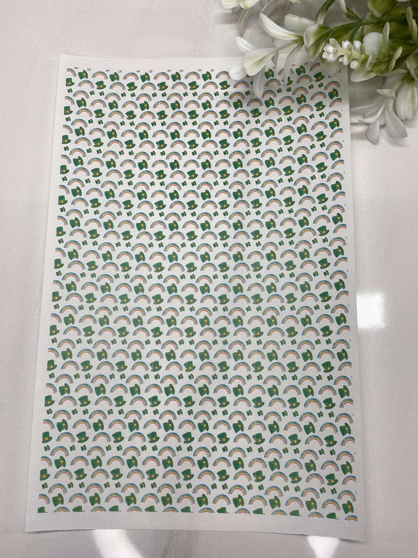 St. Paddy’s Transfer Sheet