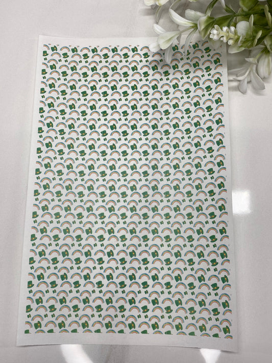 St. Paddy’s Transfer Sheet