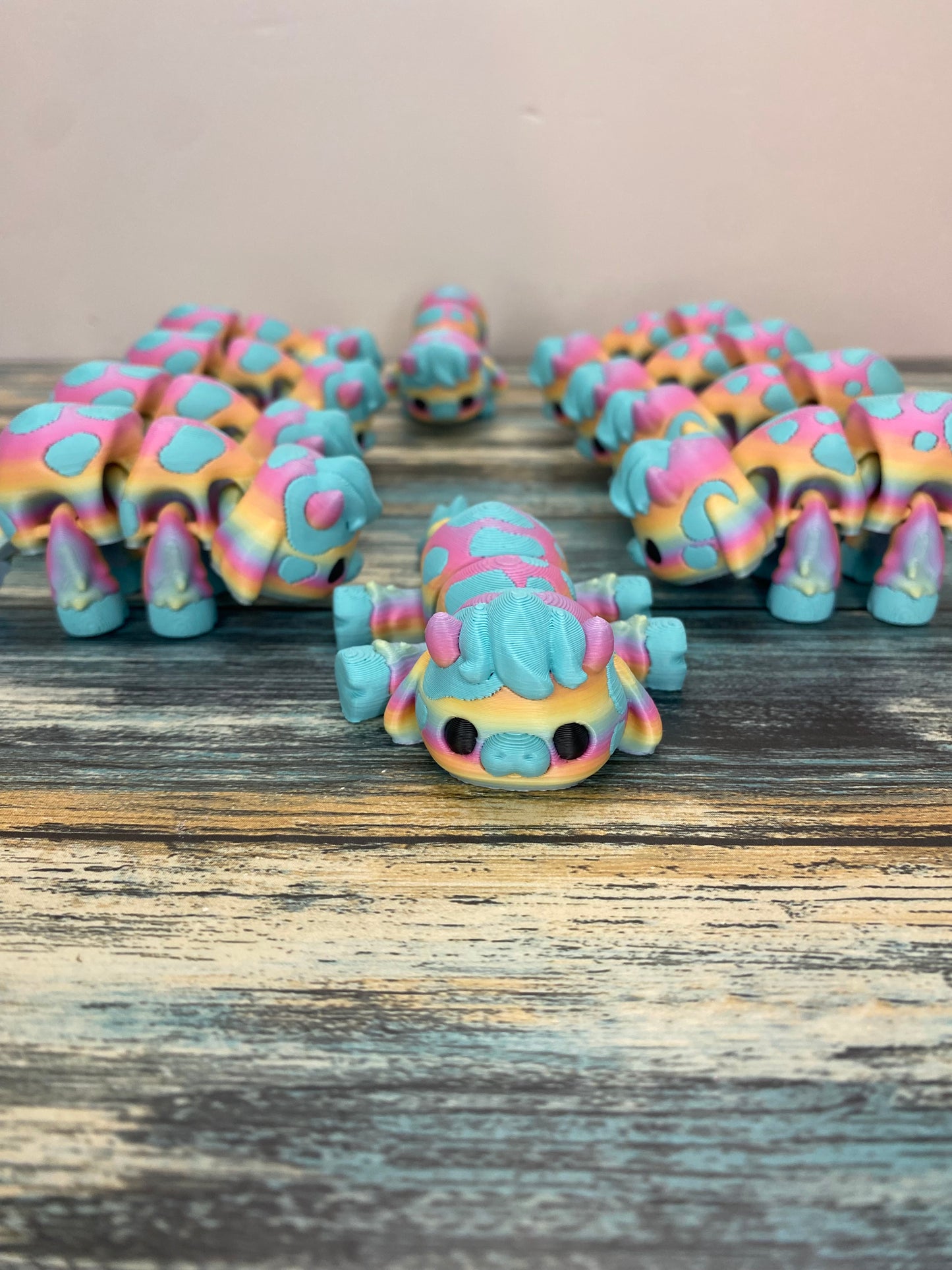Rainbow Cow Pocket Pals
