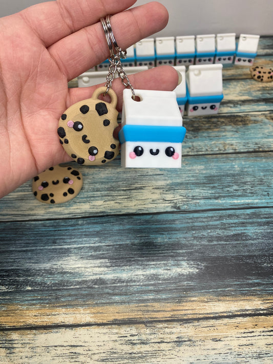 Milk & Cookie Keychain