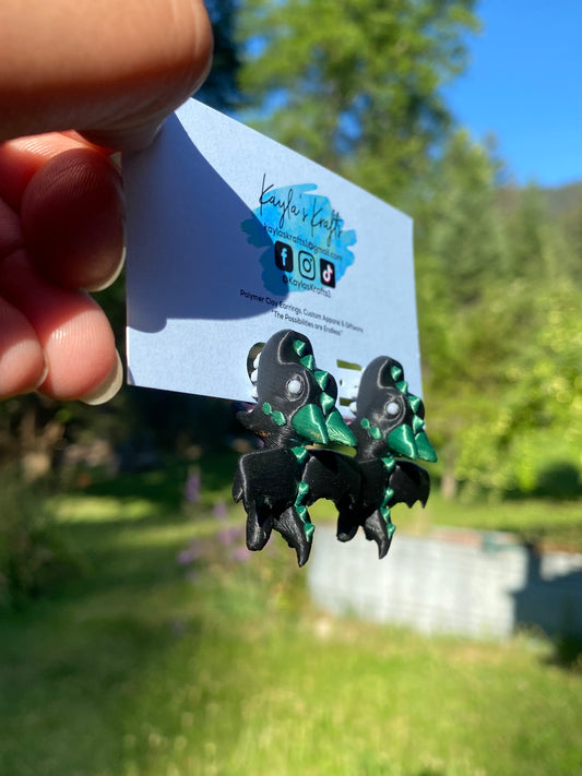 Dragon Chomper 3D Earrings